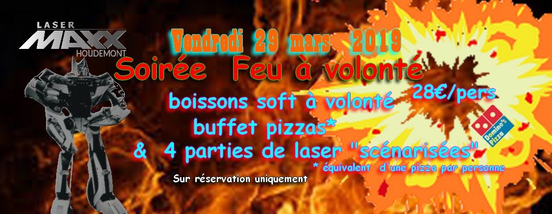 Soirée Feu à volonté 29 MARS 2019