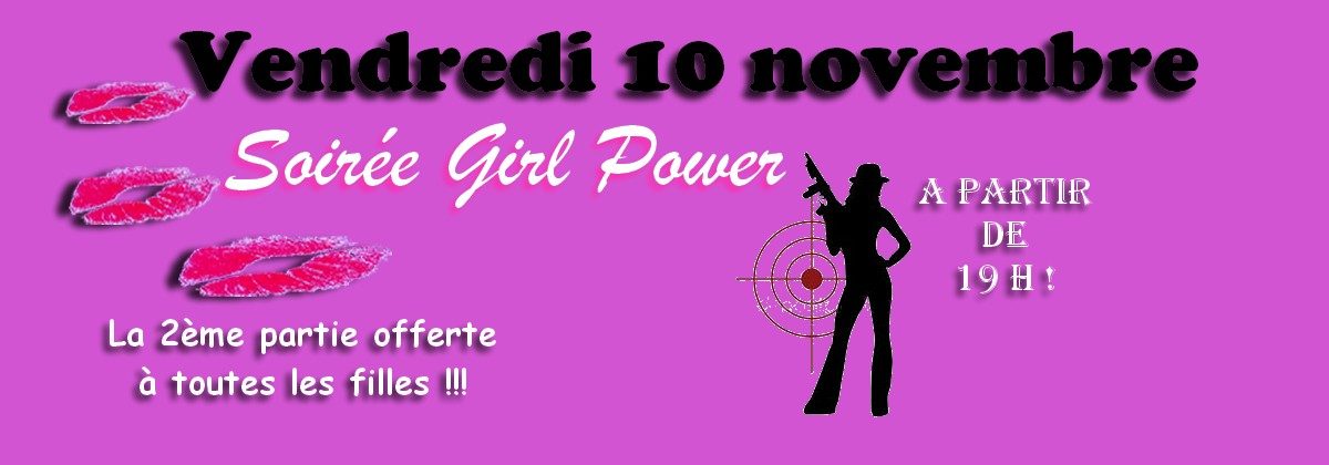 Soirée girl power 10 nov new
